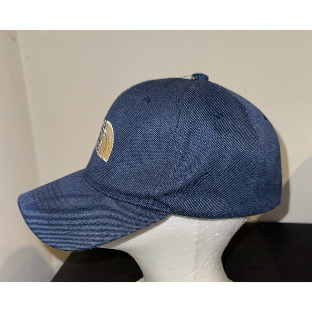 Vintage Y2k The North Face Embroidery Lgog Navy Blue Adjustable Hat Cap - Picture 2 of 6